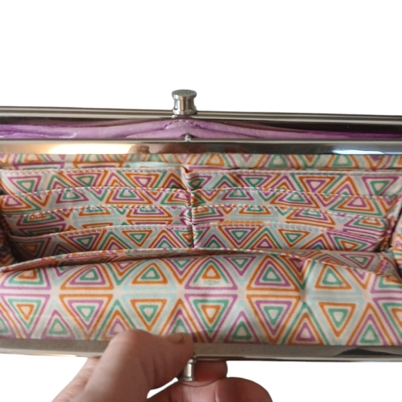 Hobo Purple/Pink Lauren Clutch Wallet Organizer - Picture 6 of 12